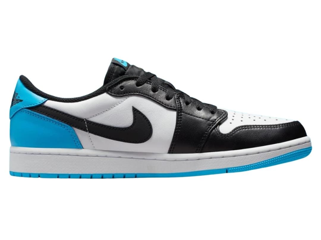 Jordan 1 Retro Low OG Black Dark Powder Blue (UNC)